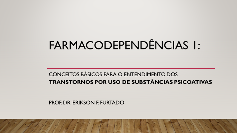 capa - imagem de abertura - lição "Farmacodependências 1"