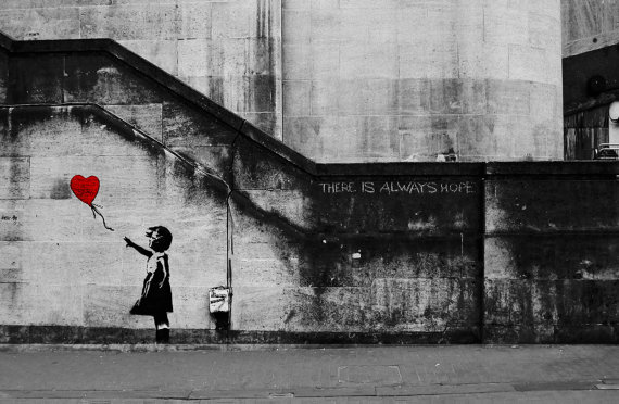 Banksy Menina com Balão