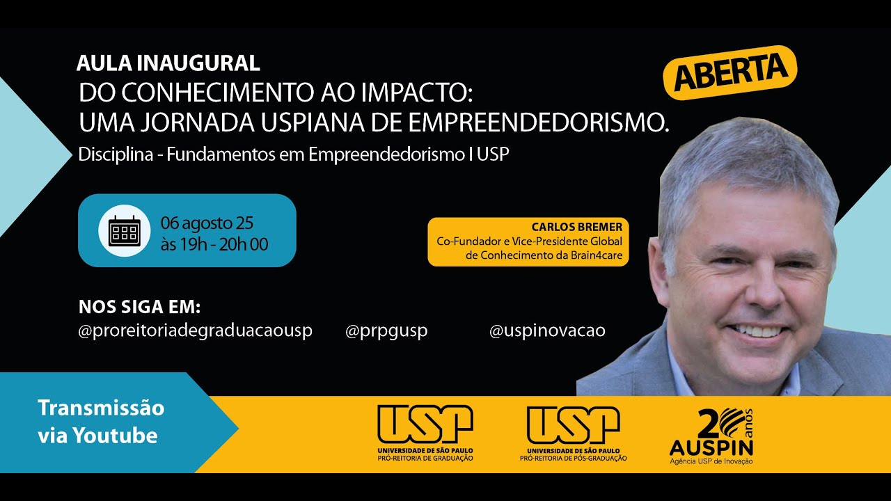 capa da aula inaugural